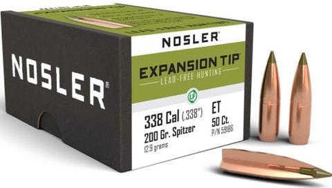 NOSLER 338 Cal 200gr E-Tip (50 ct.)