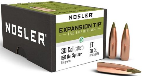 NOSLER 30 Cal 150gr E-Tip (50 ct.)