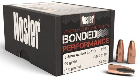 NOSLER 6.8mm 90gr Protected Point Bonded Solid Base (100 ct)