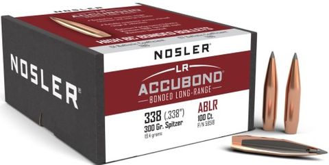 NOSLER 338 Cal 300gr SP ABLR (100 ct)