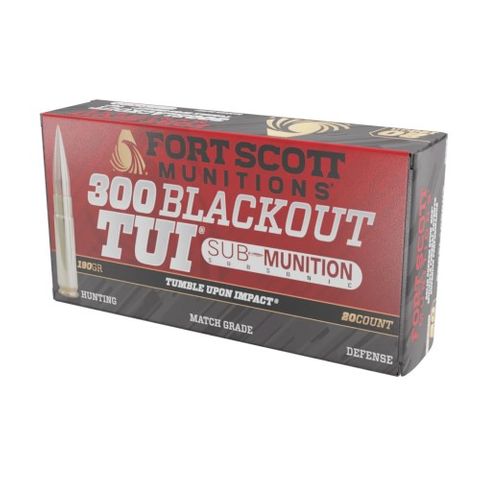 Fort Scott 300 AAC Blackout 190gr TUI Sub-Sonic (20)