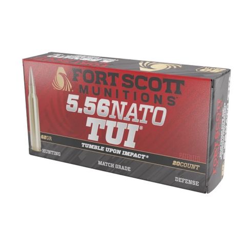 Fort Scott 5.56 Rem 62gr TUI Copper (20)