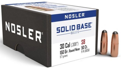 30 Cal 150gr RN Solid Base (50 ct.)