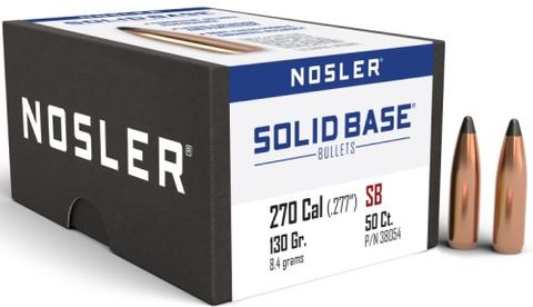 270 Cal 130gr SP Solid Base (50 ct.)