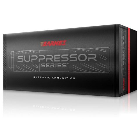 BARNES SUPPRESSOR 9mm Luger (Sub) 147gr Sierra JHP (20)