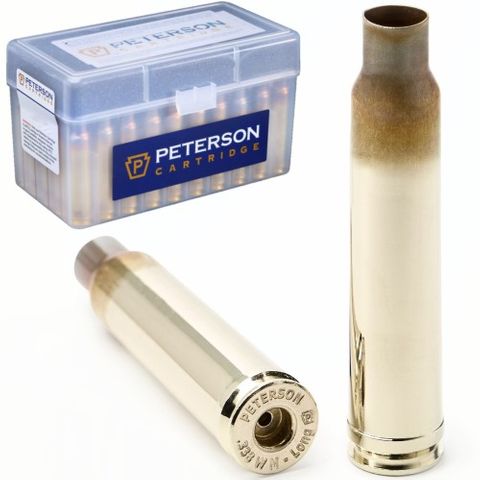 PETERSON BRASS .338 WIN MAG LONG (50)