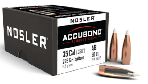 NOSLER 35 Cal 225gr AccuBond (50)