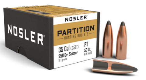 NOSLER 35 Cal 250gr SP Partition (50)