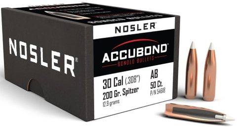 Nosler 30 cal 200 gr Accubond (50)