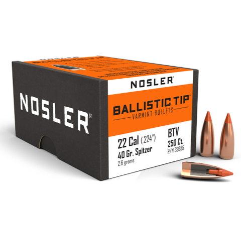 NOSLER 22 Cal 40gr Ballistic Tip (250)