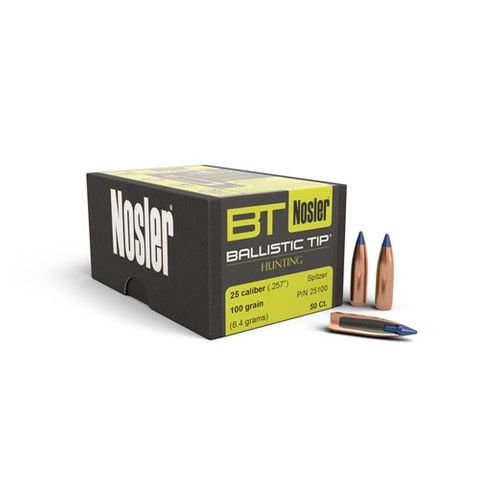 Nosler 25 cal 100 gr Ballistic Tip (50)