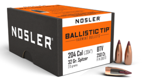 Nosler 20 cal 32 gr Ballistic Tip ( 250 )