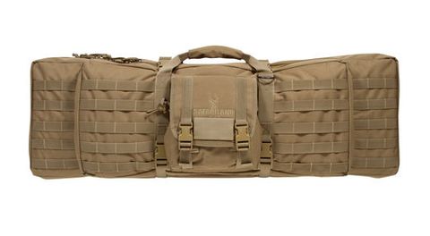 SAFARILAND DUAL RIFLE CASE 36" FDE BROWN