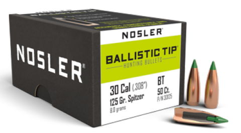 Nosler 30 Cal 125gr Ballistic Tip (50 ct.)