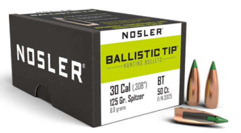 NOSLER 30 Cal 125gr Ballistic Tip (50 ct.)
