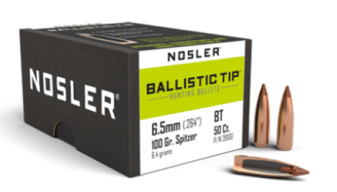 Nosler 6.5mm 100 gr Ballistic Tip (50)