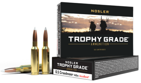 NOSLER 6.5mm Creedmoor 140gr AccuBond (20 ct.)