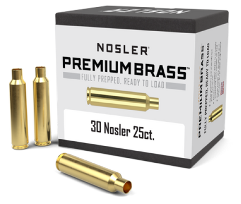 NOSLER PREPPED BRASS 30 NOSLER  (25 ct.)