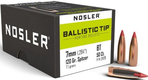 NOSLER 7mm 120gr Ballistic Tip (50)
