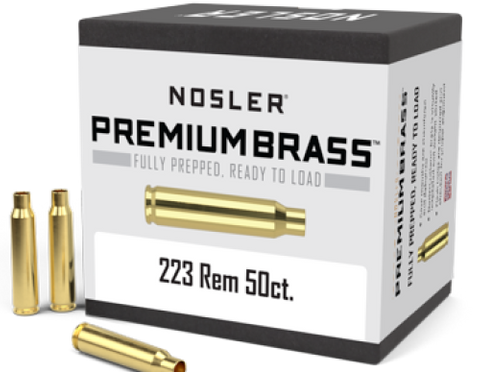 NOSLER PREPPED BRASS 223 REMINGTON  (50ct)