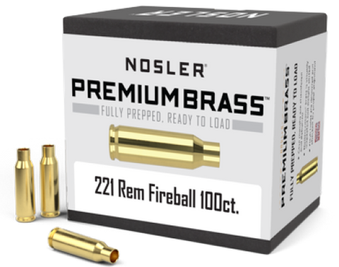 NOSLER PREPPED BRASS 221 REM FIREBALL  (100 ct)