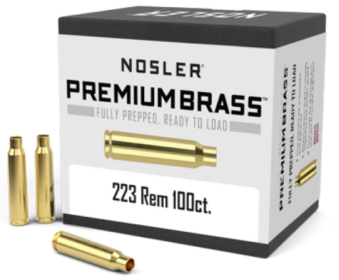 NOSLER PREPPED BRASS 223 REMINGTON  (100 ct)