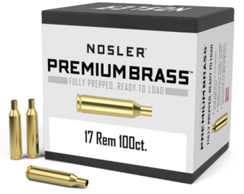 NOSLER PREPPED BRASS 17 REMINGTON (100)