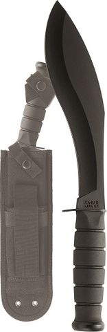 KA-BAR 1280 COMBAT KUKRI, Straight Edge, Heavy Duty Polyester Sheath