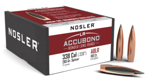 NOSLER 338 Cal 265gr SP ABLR (100 ct)