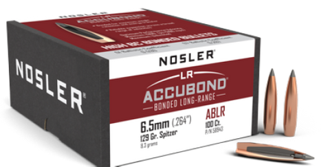 NOSLER 6.5mm 129gr SP ABLR (100 ct)