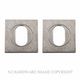 OVAL CYLINDER ESCUTCHEONS DISTRESSED NICKEL