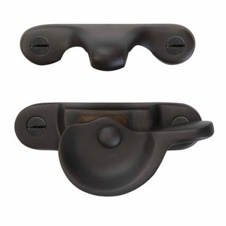 SASH WINDOW FASTENER DARK ROMAN BRASS