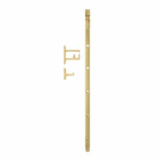 CASEMENT STAY MATT SATIN BRASS