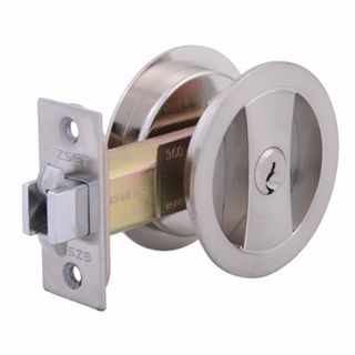 SLIDING DOOR LOCKS SATIN NICKEL