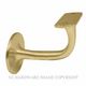 BANNISTER BRACKETS MATT SATIN BRASS