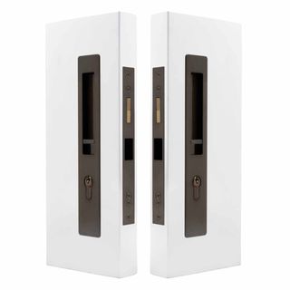 SLIDING DOOR LOCKSETS ANTIQUE BRONZE