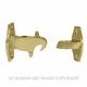 DOOR HOLDERS UNLACQUERED BRASS