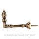 CURTAIN TIE BACK HOOKS POLISHED BRASS