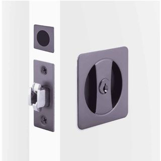 SLIDING DOOR LOCKSETS SATIN GRAPHITE