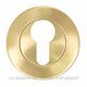 EURO CYLINDER ESCUTCHEONS SATIN BRASS