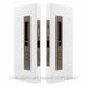 SLIDING DOOR LOCKSETS NATURAL BRONZE