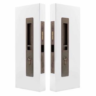 SLIDING DOOR LOCKSETS NATURAL BRONZE