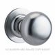 KNOB ON ROSE BRUSHED CHROME