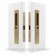 SLIDING DOOR LOCKSETS MATT SATIN BRASS