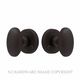 KNOB ON ROSE VINTAGE BRONZE