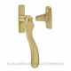 WEDGE FASTENERS MATT SATIN BRASS