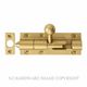 BARREL BOLTS UNLACQUERED SATIN BRASS