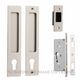 SLIDING DOOR LOCKSETS SATIN NICKEL