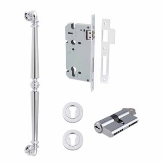 PULL HANDLE LOCK KITS CHROME PLATE