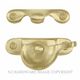 SASH WINDOW FASTENER MATT SATIN BRASS